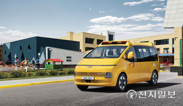 현대자동차가 어린이 전용 통학차량 스타리아 ‘킨더(Kinder)’를 출시했다고 7일 밝혔다. (제공: 현대자동차) ⓒ천지일보 2021.10.7