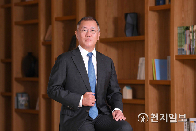 [천지일보=남승우 기자] 정의선 현대차그룹 수석부회장이 14일 회장직에 선임됐다. 사진은 정의선 회장. (제공: 현대자동차그룹) ⓒ천지일보 2020.10.14