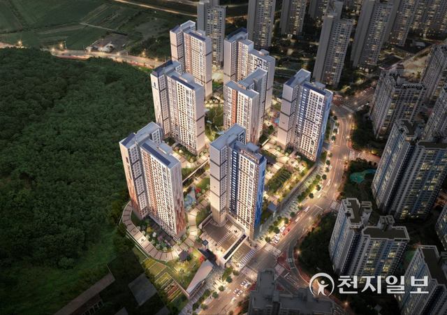진주시 초전동 더샵 진주피에르테 조감도. ⓒ천지일보 2021.9.29