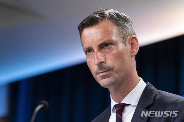 [워싱턴=AP/뉴시스] 네드 프라이스 미 국무부 대변인