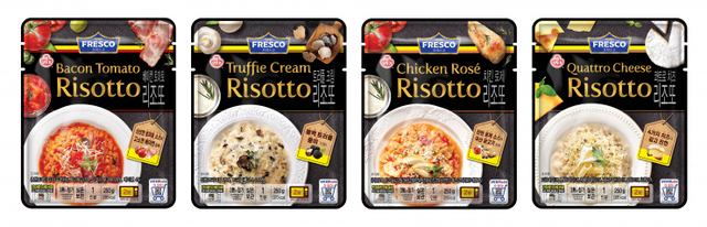 프레스코 리조또 4종. (제공: 오뚜기)