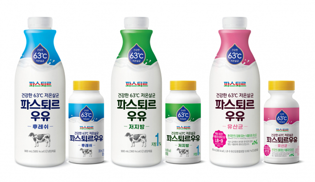 파스퇴르우유 제품. (제공: 롯데푸드)