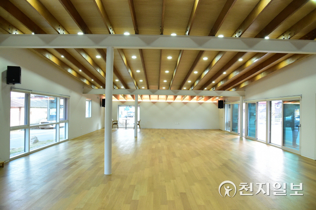 진주시 명석면 주민자치 복합문화관 내부 모습. (제공: 진주시) ⓒ천지일보 2021.11.1