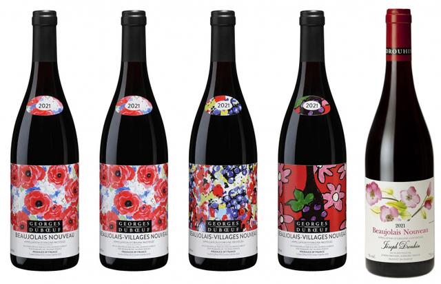 보졸레 누보 5종. (제공: 롯데칠성음료)