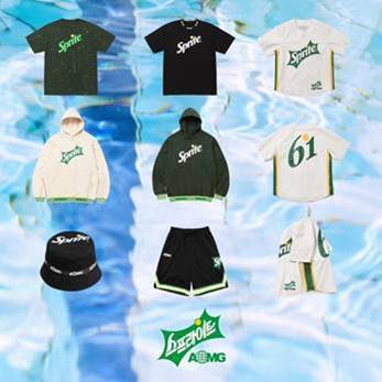 스프라이트×AOMG, 콜라보 제품들. (제공: 코카-콜라)