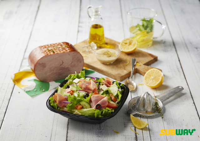 샐러드 제품. (제공: 써브웨이)