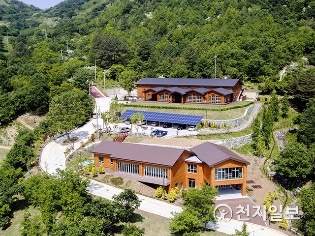 진주 월아산 우드랜드 전경. (제공: 진주시) ⓒ천지일보 2019.3.18