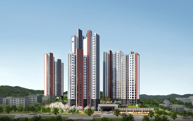 반월역 두산위브 더센트럴_투시도. (제공: 두산건설 ) ⓒ천지일보 2021.11.8