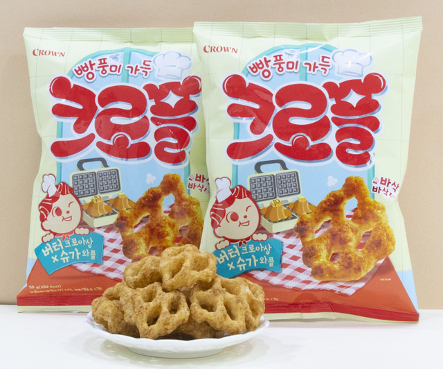 크로플. (제공: 크라운제과)