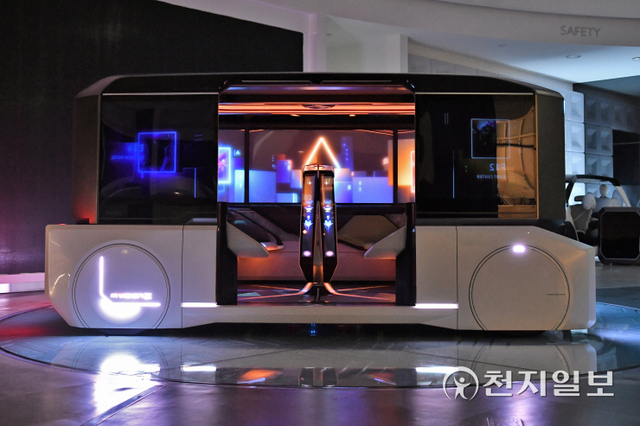 현대모비스 미래 모빌리티 엠비전X. (제공: 현대모비스) ⓒ천지일보 2021.11.17
