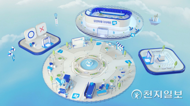 삼성화재 메타버스 '썸'에서 열린 브랜드 런칭 행사장 전 (제공: 삼성화재) ⓒ천지일보 2021.10.29