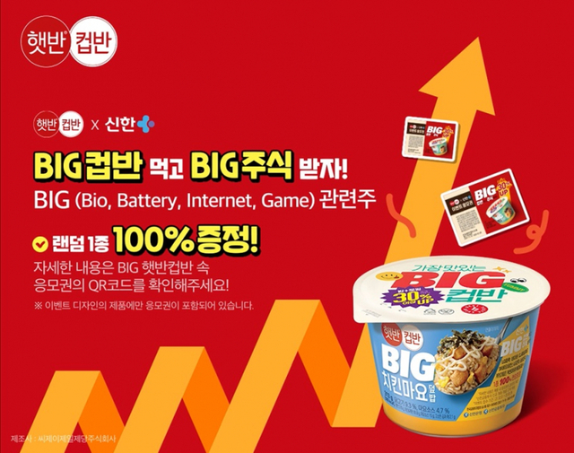 ‘BIGBIG 이벤트’ 포스터. (제공: CJ제일제당)