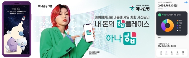 (왼쪽부터) 신한은행, 하나은행, IBK기업은행 마이데이터 서비스 이미지. (제공: 각 은행) ⓒ천지일보 2021.12.1ⓒ천지일보 2021.12.1