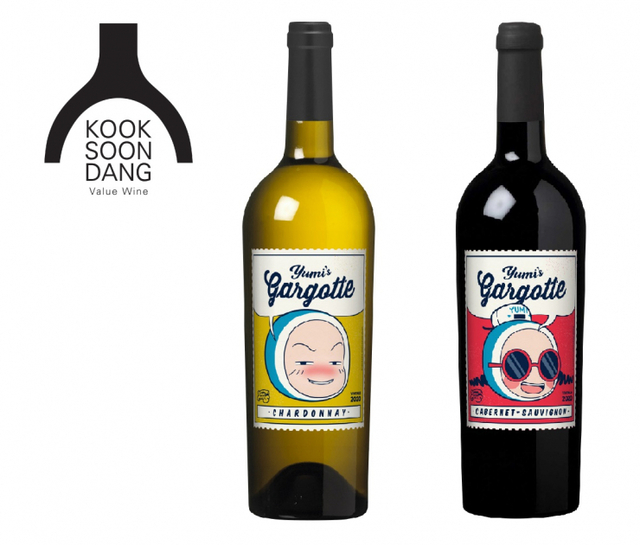 내년 출시 예정인 ‘유미의 가르고뜨’ 2탄 2종. (제공: 국순당)