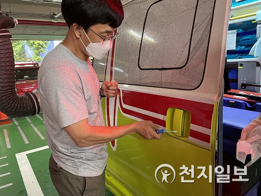 서울시 소방재난본부가 분산됐던 기존 감염관리 시설을 한곳에 모은 원스톱 감염관리실을 중랑소방서에 개설했다고 14일 밝혔다. (제공: 서울시) ⓒ천지일보 2021.7.14