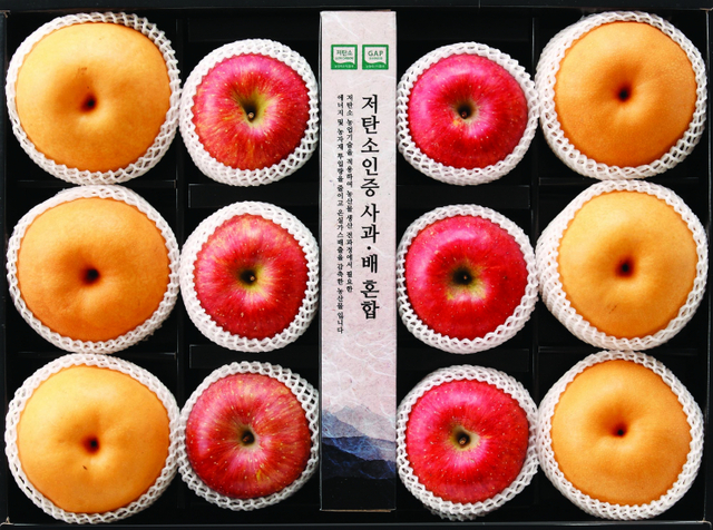 저탄소인증 사과&배 혼합세트. (제공: 이마트)