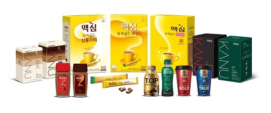 6차 리스테이지를 적용한 맥심 제품들. (제공: 동서식품)