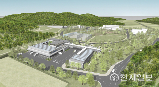 진주시 먹거리통합지원센터 조감도. (제공: 진주시) ⓒ천지일보 2022.1.13