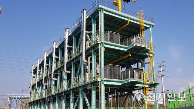 한국남동발전 여수발전본부 연료전지설비. (제공: 한국남동발전) ⓒ천지일보 2022.1.19