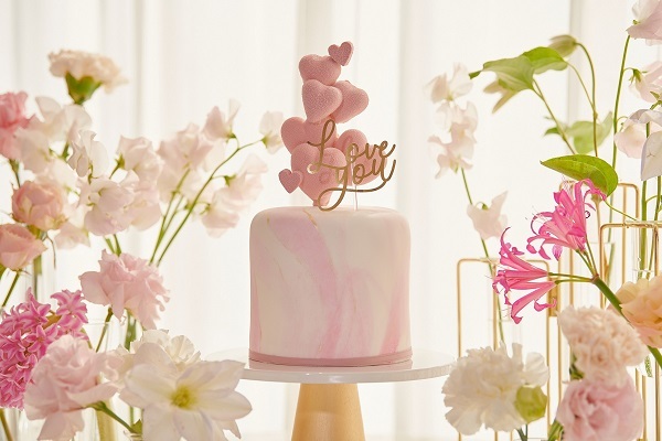 롯데호텔 하트 트리 슈가 케이크. (제공: 롯데호텔)