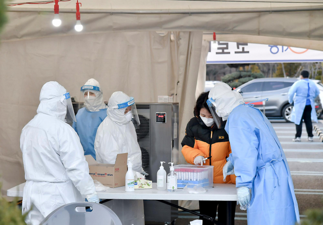 시흥시 코로나19 임시선별검사소. (제공: 시흥시청) ⓒ천지일보 2022.1.26