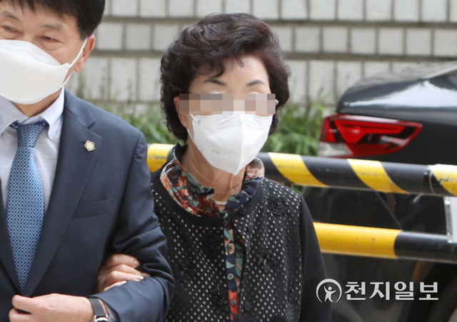 [천지일보=남승우 기자] 국민의힘 대선 예비후보인 윤석열 전 검찰총장의 장모 최모씨.  ⓒ천지일보 2021.9.28