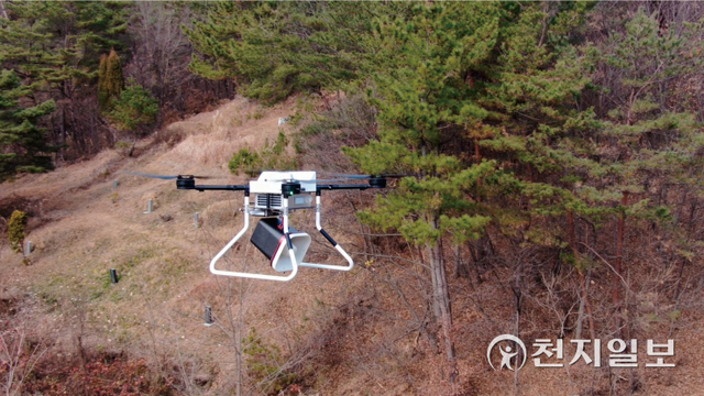 효율적인 행정을 위해 도입된 드론. (제공: 진주시) ⓒ천지일보 2022.2.25