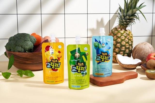 키즈 전용 저당 음료 렛츠고릴라 3종. (제공: 일화)