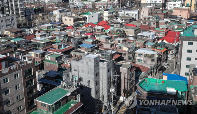 서울시 강북구 번동 일대의 저층 주거지의 모습. (출처: 연합뉴스)