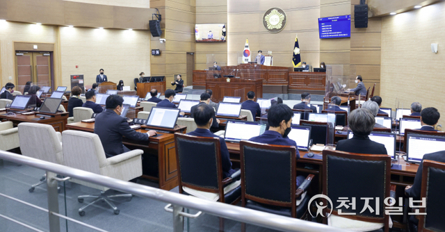 천안시의회가 23일 제249회 임시회를 열고 오는 28일까지 6일간의 의사일정에 돌입했다. (제공: 천안시의회) ⓒ천지일보 2022.3.24
