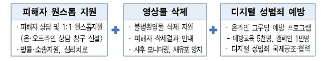 서울 디지털성범죄 안심지원센터 주요 기능. (제공: 서울시) ⓒ천지일보 2022.3.29
