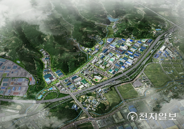 경남항공국가산업단지(진주지구) 조감도. (제공: 진주시) ⓒ천지일보 2022.4.18