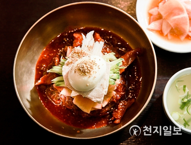 진주비빔냉면 모습. (제공: 진주시) ⓒ천지일보 2019.7.29