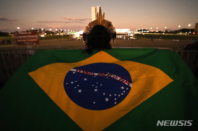 [브라질리아=AP/뉴시스] 6일(현지시간) 브라질 수도 브라질리아. 2022.04.07.