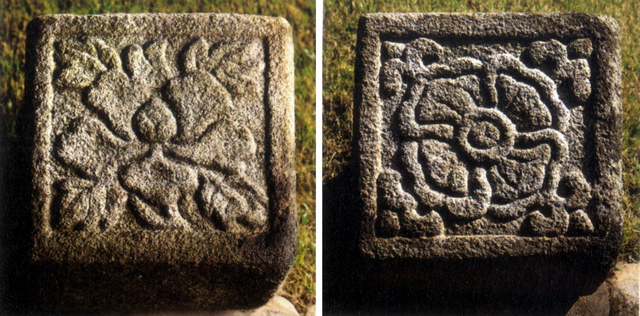 장대석의 마구리에 새긴 영화1, 영화2(도 2-2). (제공: 강우방 일향한국미술사연구원장) ⓒ천지일보 2022.6.13