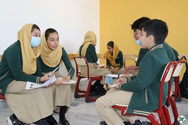 2020년 10월 11일 아프가니스탄 무크타학교에서 평화교육이 진행되고 있는 모습. ⓒ천지일보 2022.3.27