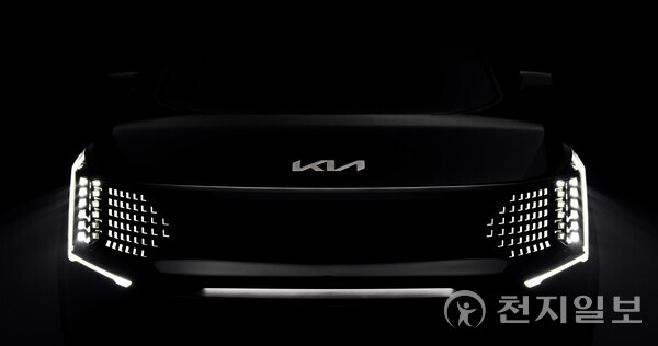 기아 ‘The Kia EV9’ 티저 이미지. (제공: 기아) ⓒ천지일보 2023.03.02.