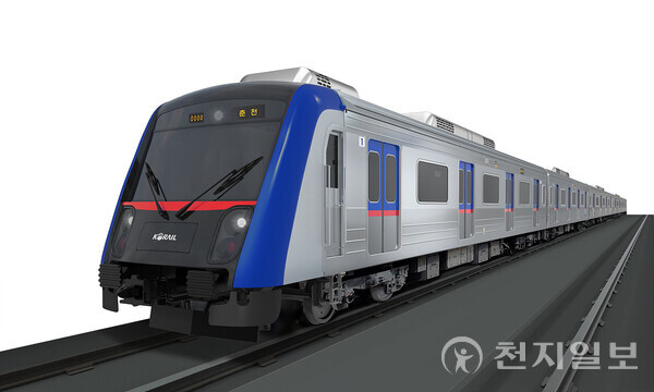3기 신도시 광역교통 여건 개선을 위해 새로 제작되는 신규 전동열차. (제공: 코레일) ⓒ천지일보 2023.03.28.