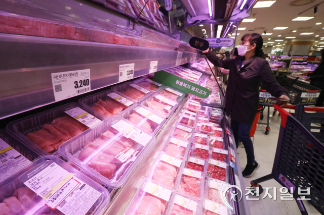 [천지일보=남승우 기자] 2일 통계청이 발표한 ‘2023년 5월 소비자물가 동향’에 따르면 지난달 소비자물가지수는 111.13(2020년=100)으로 작년 같은 달보다 3.3% 올랐다.서울 시내의 한 대형마트의 모습.  ⓒ천지일보DB