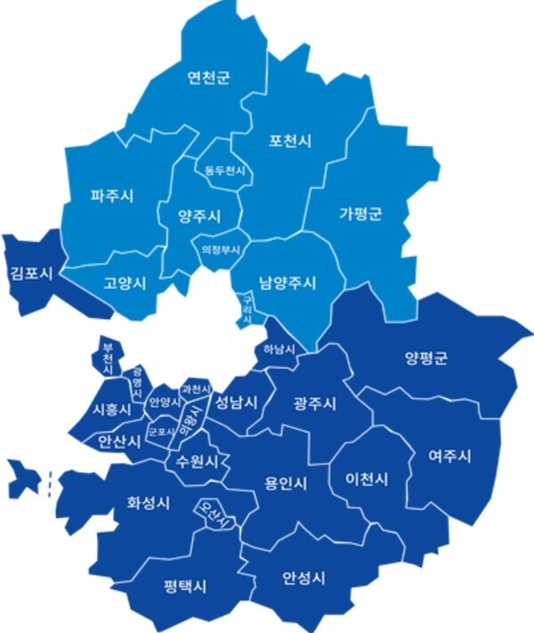 경기북부특별자치도 청사진 경계. (제공: 경기도)