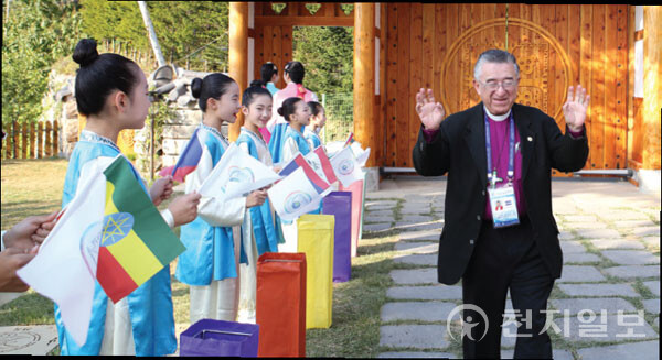 2015년 9월 18~19일 9.18 평화만국회의 제1주년 기념식이 진행됐다. 19일 HWPL 평화연수원에서 진행된 행사에 참석한 귀빈들. (제공: HWPL) ⓒ천지일보 2023.07.06.