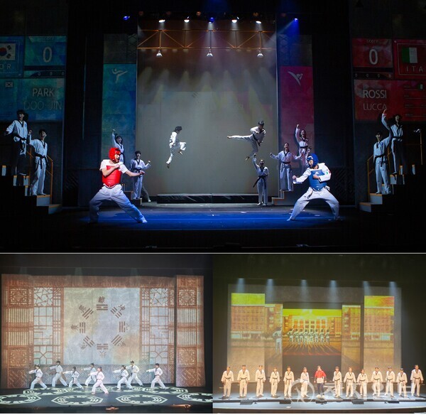 뮤지컬 '태권, 날아올라' 공연 사진. (제공: 라이브㈜, ㈜컬쳐홀릭) ⓒ천지일보 2023.08.08.