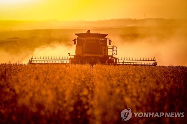 사진은 브라질 곡물 생산 현장 (출처: AFP, 연합뉴스)