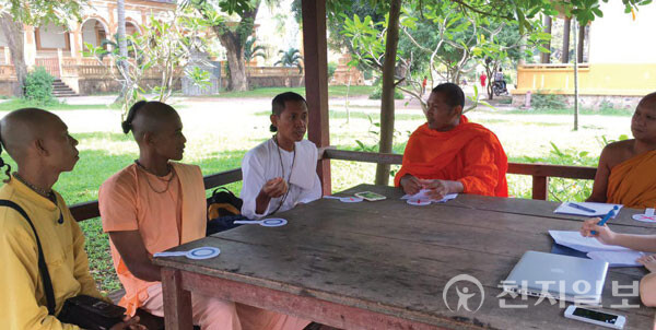 캄보디아 ​종교연합사무실 활동 모습. (제공: HWPL) ⓒ천지일보 2023.09.03.
