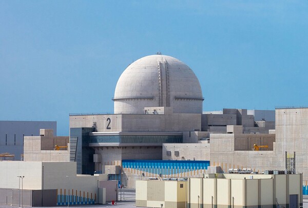 한국이 UAE에 수출한 바라카 원전 2호기 (출처: 연합뉴스)