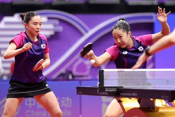 전지희 신유빈 (출처: 대한탁구협회)