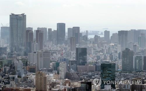 고층 건물 늘어선 일본 도쿄 도심 모습. (출처: 연합뉴스)