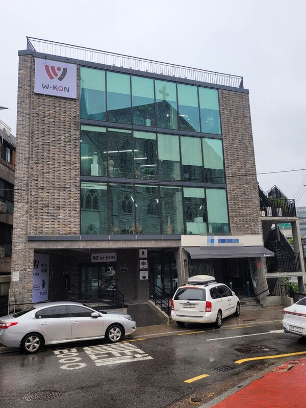서울 강남구 와콘 회사 건물. (제공: 피해자) ⓒ천지일보 2023.09.11.