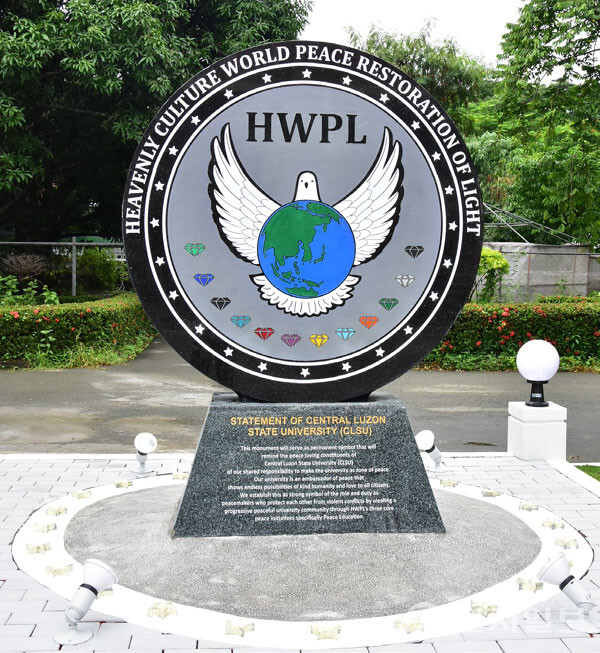 HWPL 평화 기념비, 2022년 7월 15일 필리핀 누에바 에시아 뮤노스 과학 도시 센트럴 루손 주립대학교. (제공: HWPL) ⓒ천지일보 2023.10.29.