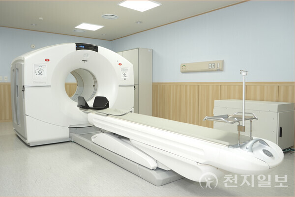 해운대백병원에서 운영 중인 디스커버리 엠아이(Discovery MI) 디지털 PET-CT (제공: 해운대백병원)ⓒ천지일보 2023.10.30.